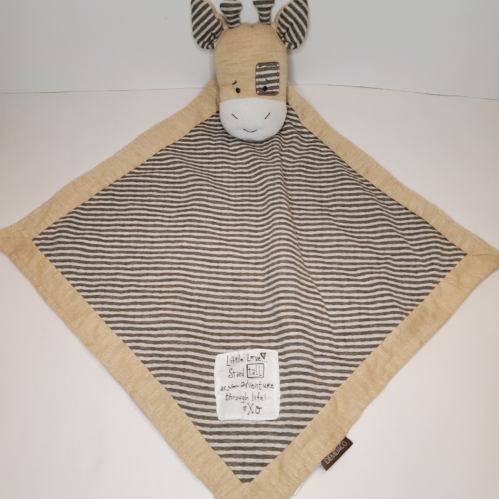 Giraffe DEMDACO Two By Two Me and You Noah's Ark Blankie Lovey Security‎ Blanket